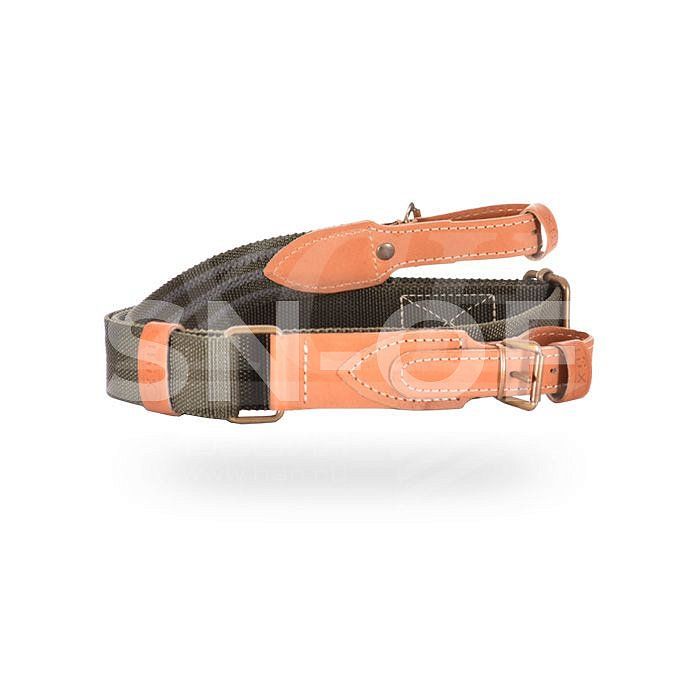 Ремень ружейный регулируемый противоскользящий кожаное крепление 336                      