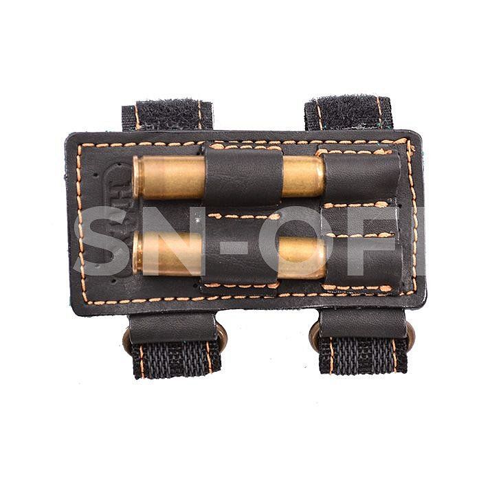 Патронташ на руку/цевье, 2 патрона 7,62 мм, кожа 265-3